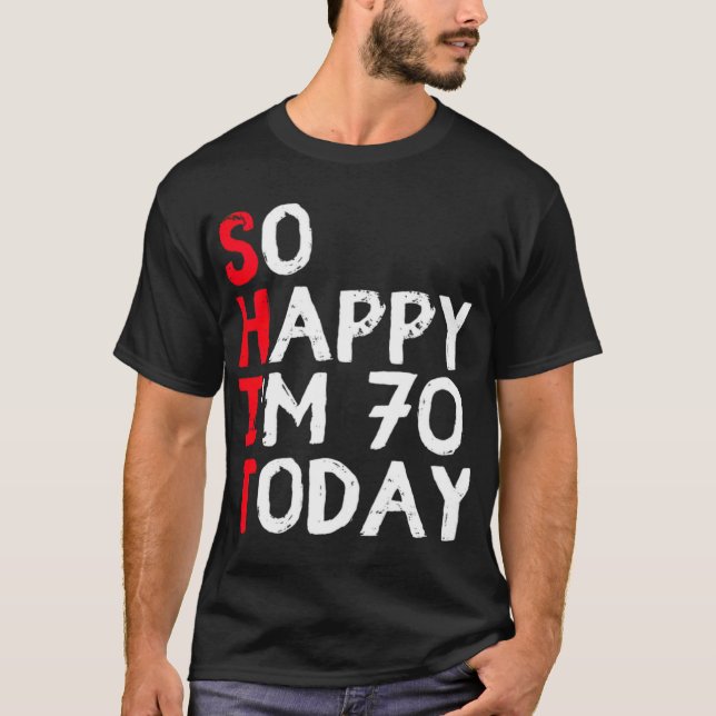 Birthday 70 Years T-Shirt (Front)