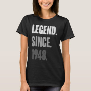 Birthday 75th Decoration   75 Years Old Vintage 19 T-Shirt