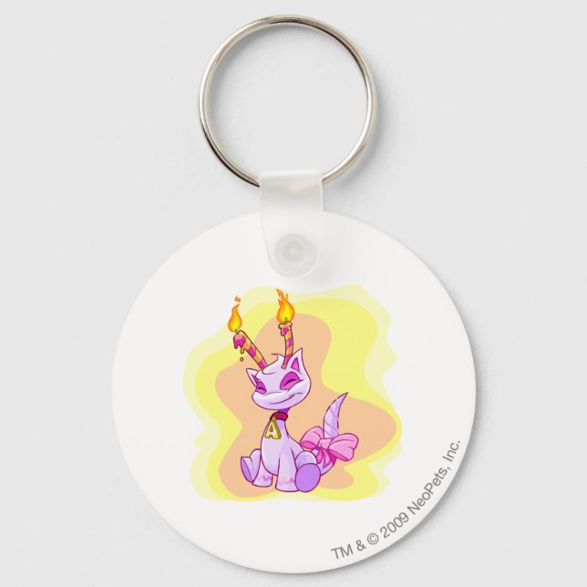 Birthday Aisha Key Ring (Front)