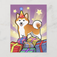 Birthday Akita Inu / Shiba Inu