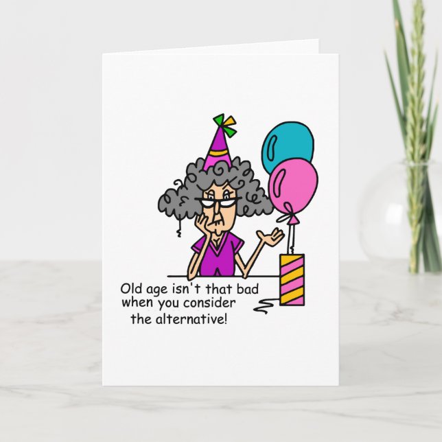 Birthday Alternative Humour Card (Front)