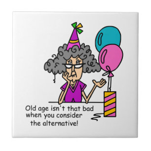Birthday Alternative Humour Tile