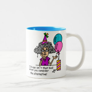 Birthday Alternative Humour Two-Tone Coffee Mug