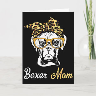 Birthday And Mothers Day Gift-boxer Mum Card