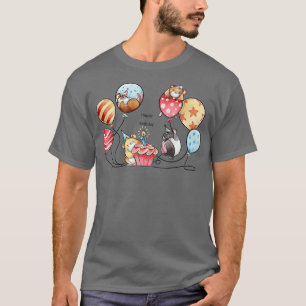 Birthday Animal Watercolor  T-Shirt