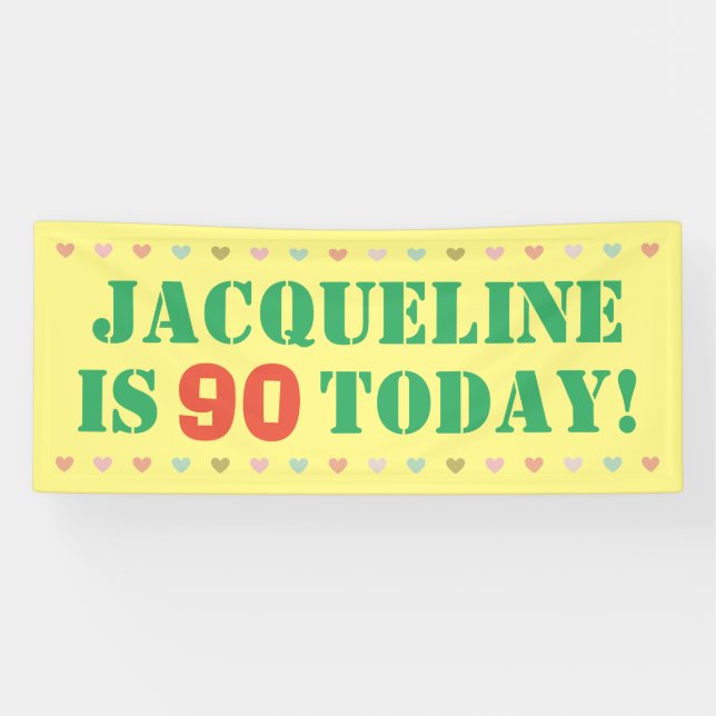 Birthday Announcement Banner (Horizontal)
