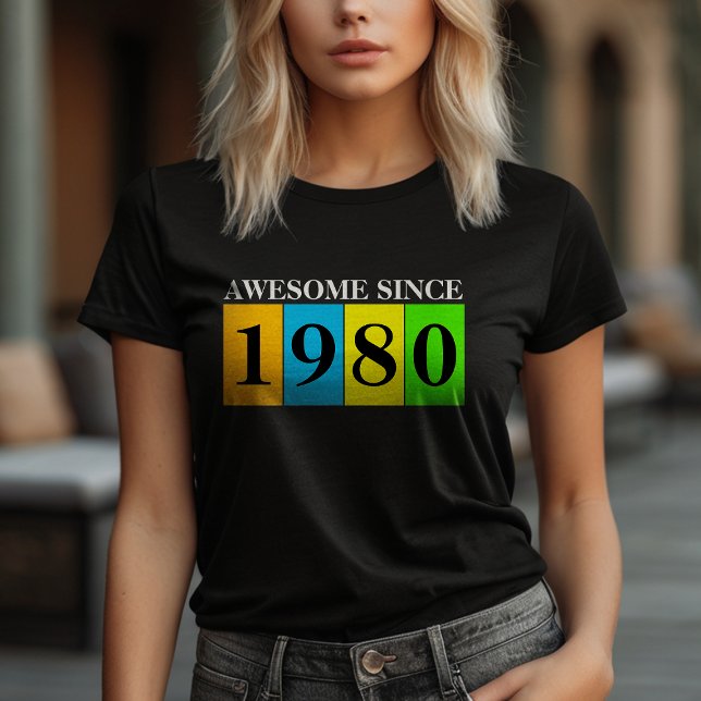 Birthday Awesome Funny T-Shirt (Celebrate your day in style with a fun birthday shirt personalized just for you or your loved one!)