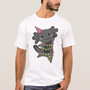 Birthday Axolotl Garland T-Shirt
