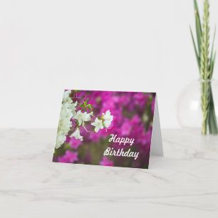 Birthday Azalea Card
