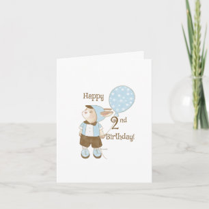 Birthday Baby Boy Two Card
