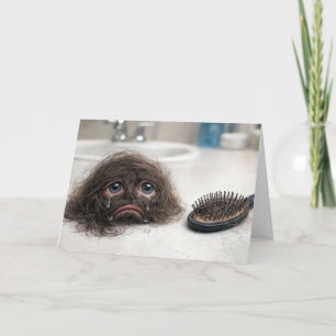 Birthday Baldness Humor Card