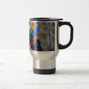 birthday balloons ape travel mug