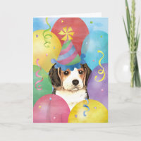 Birthday Balloons Beagle