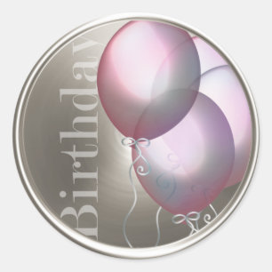 Birthday Balloons Envelope Seal