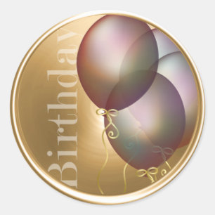 Birthday Balloons Envelope Seal