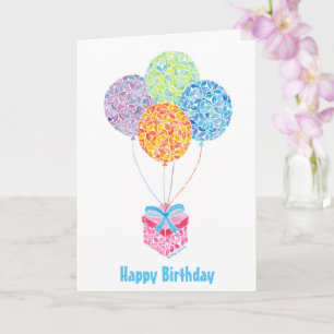 Birthday Balloons Greeting card