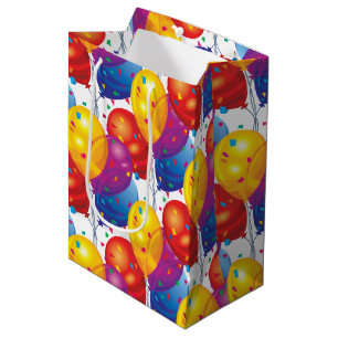 Birthday Balloons Paper Gift Bag