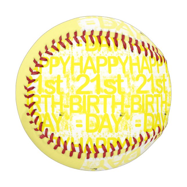 Birthday Baseball (Front Left)