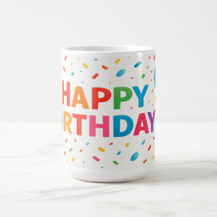 Birthday Bash: Confetti Edition Coffee Mug