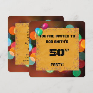 Birthday Bash Invitation
