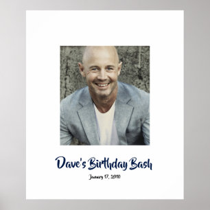 Birthday Bash Sign In Party Board