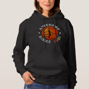Birthday Basketball Player 16 years Old Awesome Si Hoodie