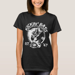 Birthday Bass Fisherman Born In 1967 Birth Year Ki T-Shirt
