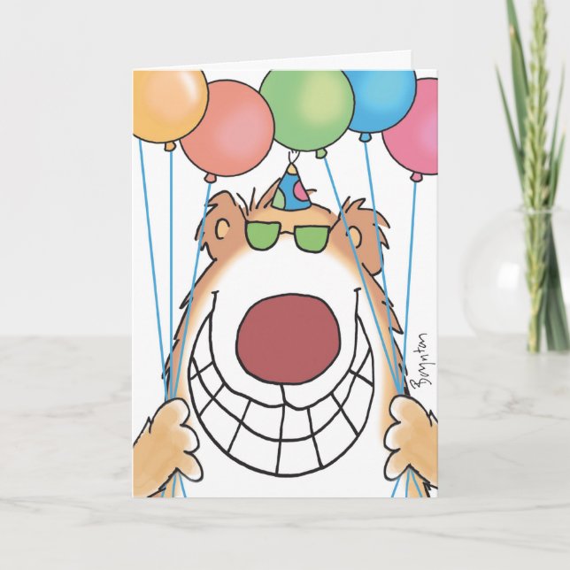 BIRTHDAY BEAR CARD (Front)