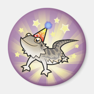Birthday Bearded Dragon / Rankin Dragon Magnet
