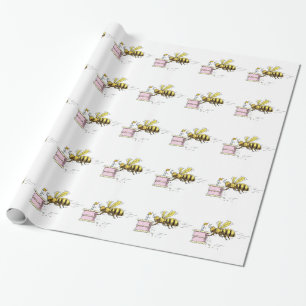 Birthday Bee Wrapping Paper