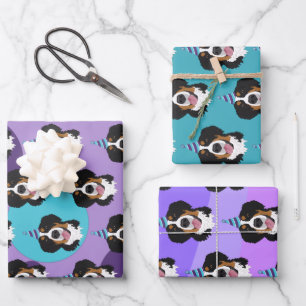 Birthday Bernese Mountain Dog  Wrapping Paper Sheet