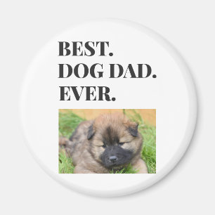 Birthday Best Dog Dad Ever Photo Magnet