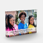 Birthday Best Friends Sisters Family Custom Photo Block<br><div class="desc">Birthday Best Friends Sisters Family Custom Photo Block can take the place of a card and it is also a gift that you can send to your special friends, sisters or other family members in your life. Great to give to your friends or buddies. Leave or Replace the Photograph with...</div>