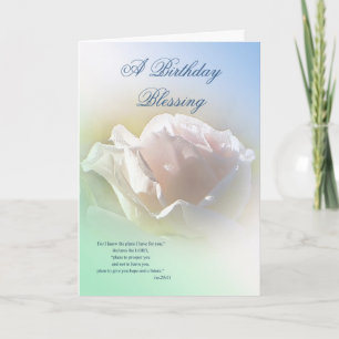 Birthday Blessing Greeting Card