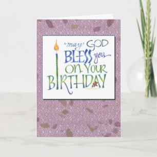 Birthday Blessings Greeting Card