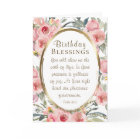 Birthday Blessings Inspirational Elegant Floral