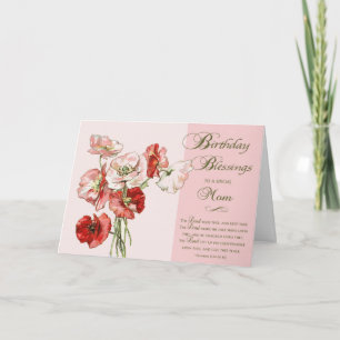 Birthday Blessings to a Special Mum Card