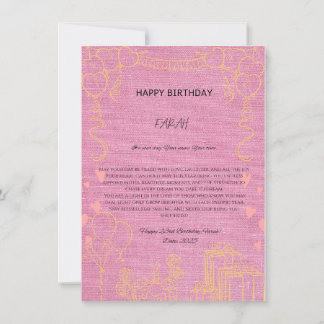 Birthday Bliss  Celebrate in Style Invitation