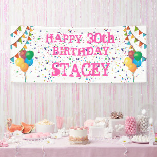 Birthday Bliss: Customisable Banner for Girls