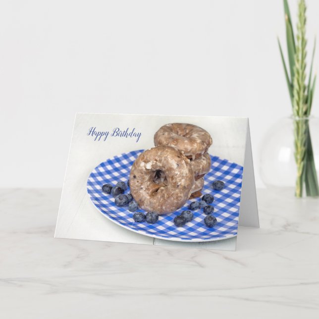 birthday blueberry donuts card (Front)