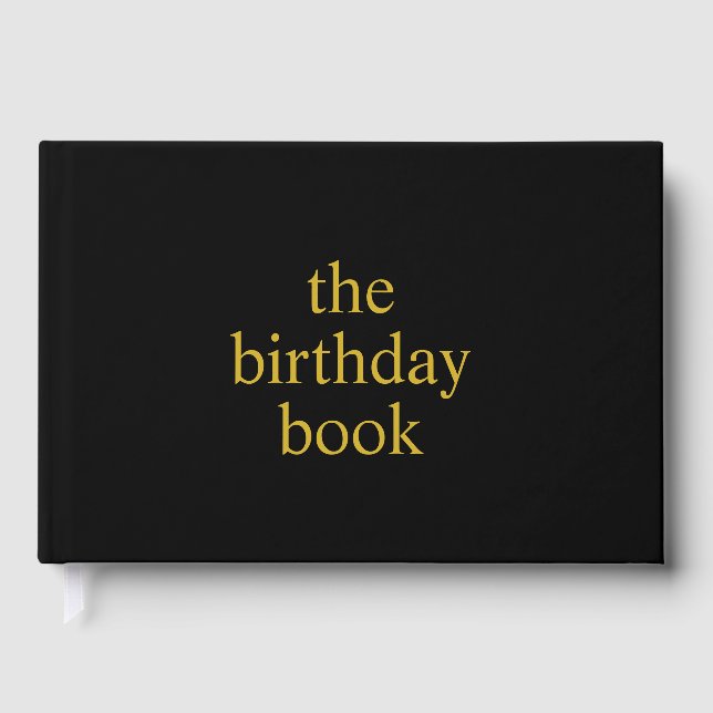 Birthday Book for First Birthday Gift | New Baby M (Front)