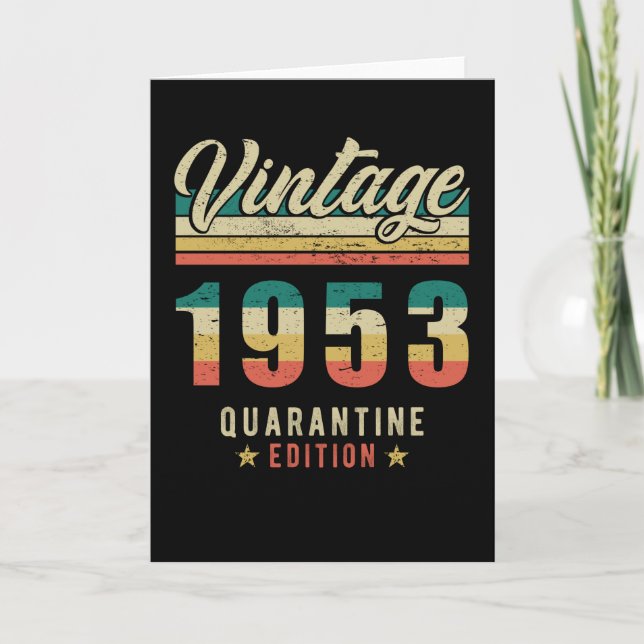 Birthday Born 1953 Card (Front)