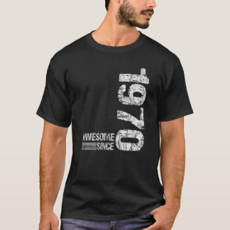 Birthday Born 1970 Awesome since 1970 Vintage T-Shirt