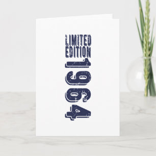 Birthday Born In 1964 Limited Edition Card
