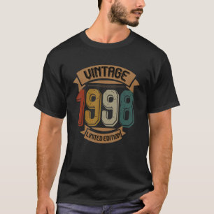 Birthday Born In 1998 Vintage T-Shirt
