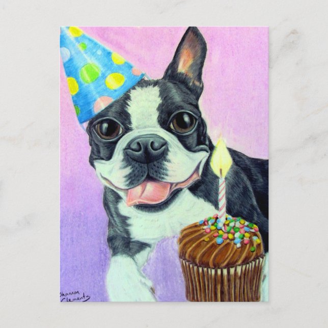 Birthday Boston Postcard (Front)