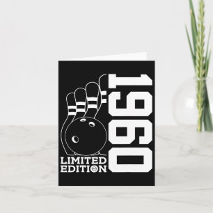 Birthday Bowling Limited Edition 1960 Card