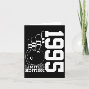 Birthday Bowling Limited Edition 1995 Card
