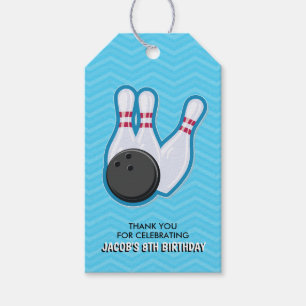 Birthday Bowling Party Favour Tag