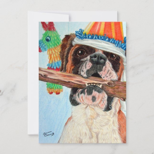 Birthday Boxer Card (Front)